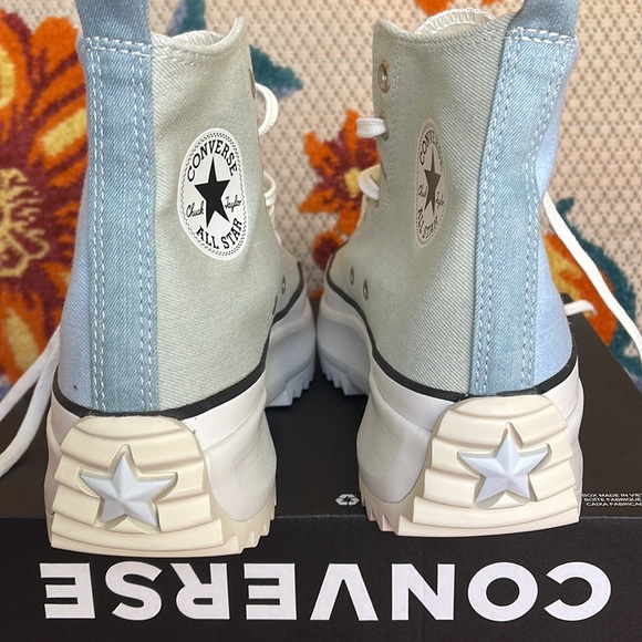 Converse 171894C
RUN STAR HIKE HI
BLUE/VINTAGE WHITE/BLACK
Women’s platforms - Picture 14 of 16